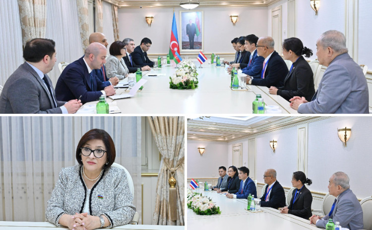 Speaker of Milli Majlis Sahiba Gafarova Meets with Deputy Speaker of House of Representatives of Thailand 