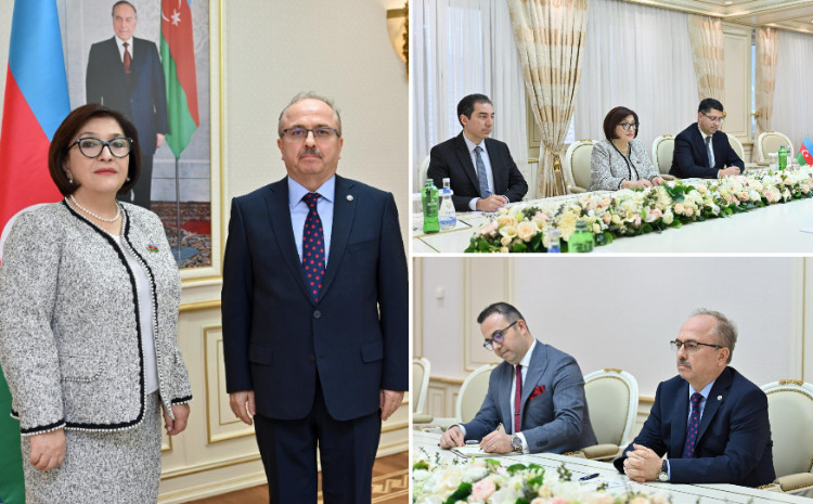 Speaker of Milli Majlis Sahiba Gafarova Receives Inbound Ambassador of Türkiye to Our Country 