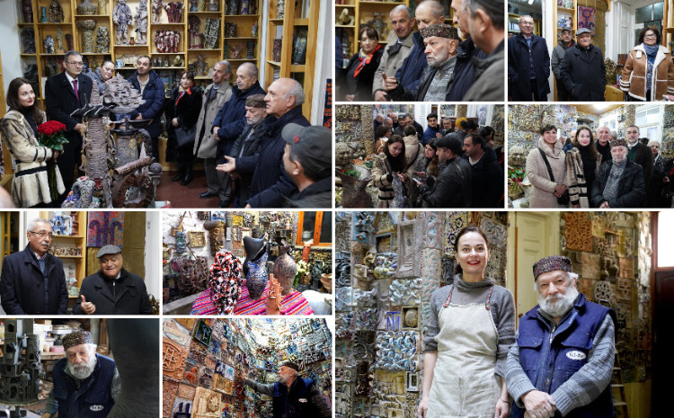 İçərişəhərdə Mir Teymur Məmmədovun İngiltərəli keramika ustası ilə birgə sərgisi keçirilib 