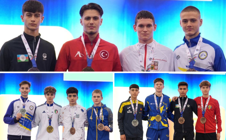 Karateçilərimiz Avropa çempionatından 3 medalla dönürlər 