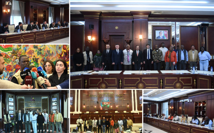 Milli Məclisdə Fransa müstəmləkələrindən olan bir qrup media nümayəndələri ilə görüş keçirilib 