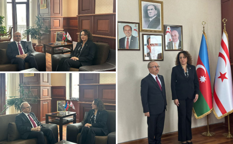 Birol Akgün KKTC-nin Bakı təmsilcisi ilə görüşüb 