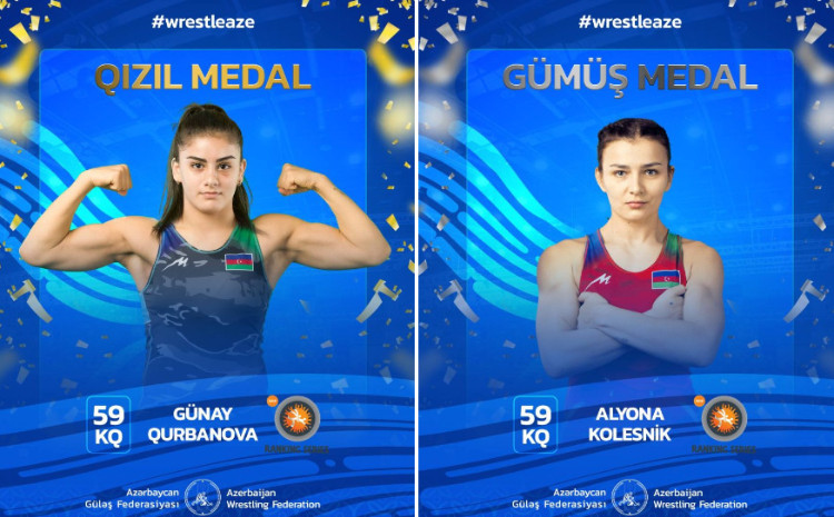 Qadın güləşçilərimizdən tarixi uğur - “Zaqreb Open”də qızıl medal 