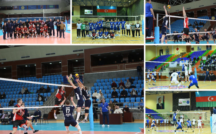 Kişi voleybolçuların Azərbaycan çempionatında IX turun növbəti oyunları keçirilib 