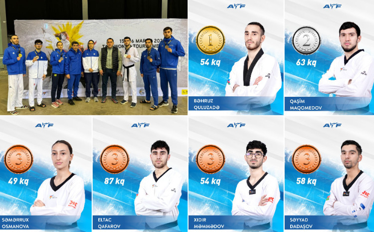 Azərbaycan taekvondoçuları “Belgian Open” turnirində 6 medal qazandı 