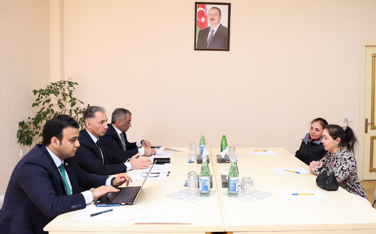 Nazir Rəşad Nəbiyev Samuxda vətəndaşları qəbul edib 