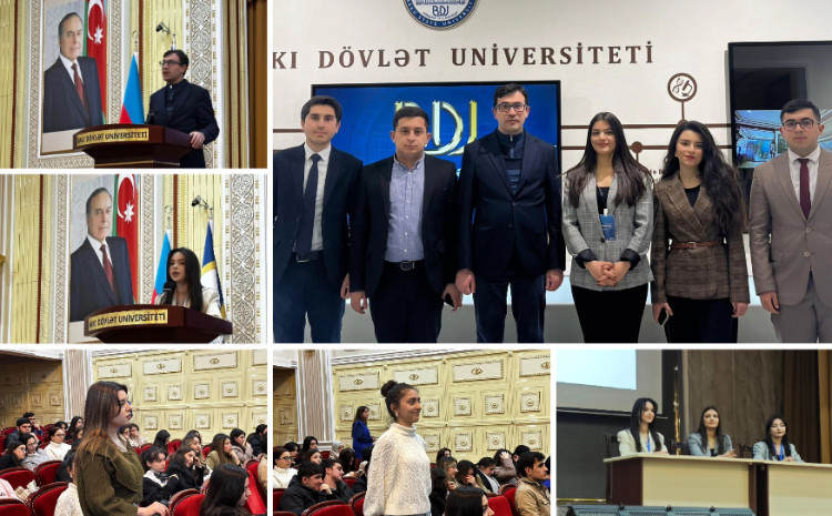 Студентам БГУ рассказали об организации «AIESEC Азербайджан» 