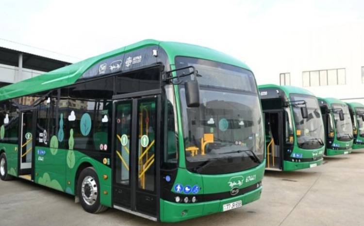 Naxçıvanda ictimai nəqliyyatda yalnız elektrik mühərrikli avtobuslar işləyəcək 