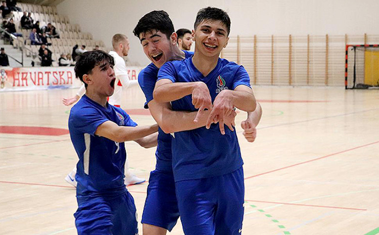 Azərbaycanın futzal millisi Xorvatiya yığması ilə heç-heçə edib 