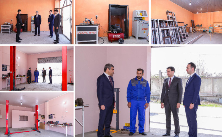 Ağdaşda özünüməşğulluq proqramı çərçivəsində qurulmuş təsərrüfatlara baxış olub 