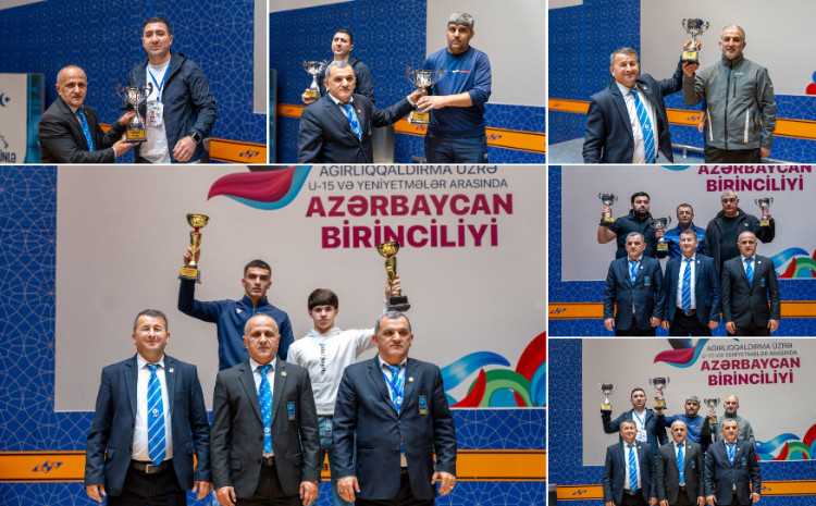 Ağırlıqqaldırma üzrə U-15 və yeniyetmələr arasında Azərbaycan birinciliyinə yekun vurulub 