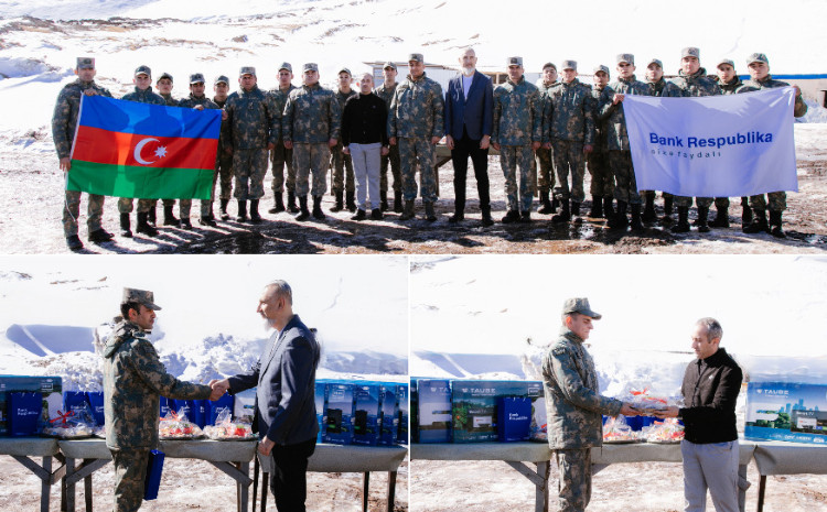 Банк Республика порадовал солдат в преддверии праздника Новруз 