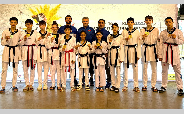 Yeniyetmə taekvondoçularımız “Belgian Open” turnirində 11 medal qazandı! 