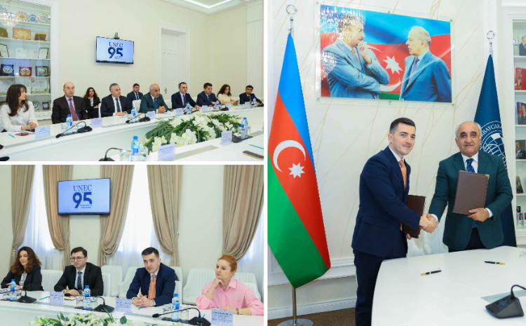 UNEC ilə Bakı Fond Birjası arasında memorandum imzalanıb 