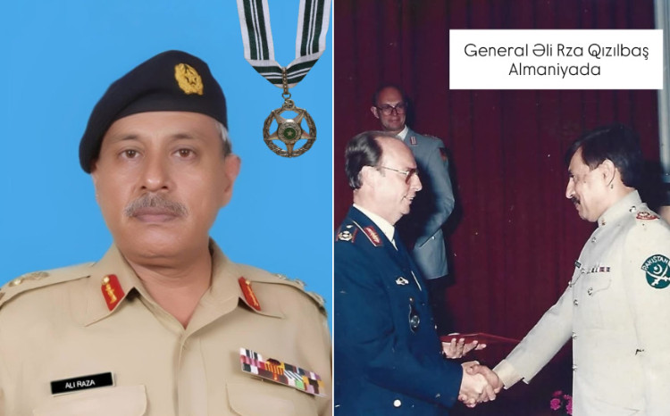 Pakistanın azərbaycan əsilli Generalı və Qızılbaş Qlobal İrsi Təşkilatının insan resursları direktoru Cənab Əli Rza Qızılbaş 