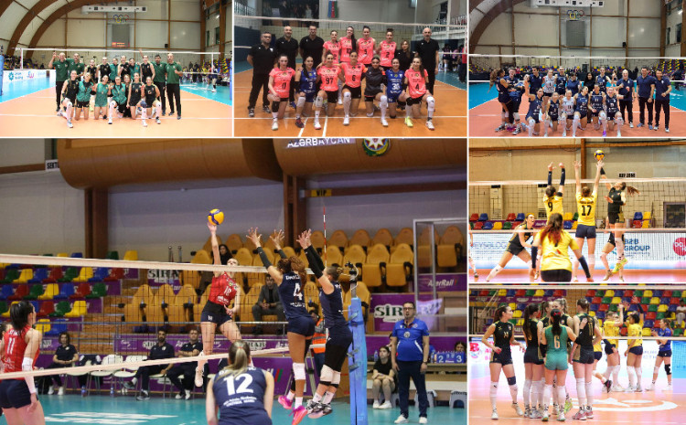 Qadın voleybolçular arasında Yüksək Liqada XVI turun oyunları keçirilib 