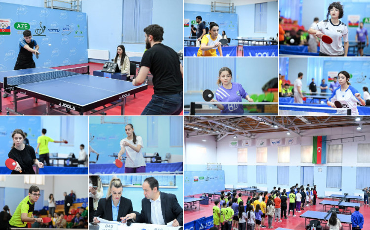 “İdman həftəsi” davam edir: Stolüstü tennis yarışları maraq doğurdu 