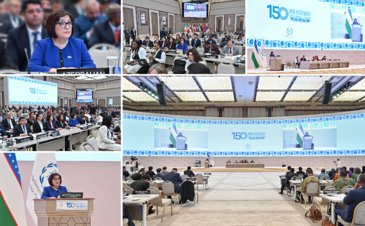 Спикер Милли Меджлиса Сагиба Гафарова выступила с речью на 150-й Ассамблее Межпарламентского Союза 