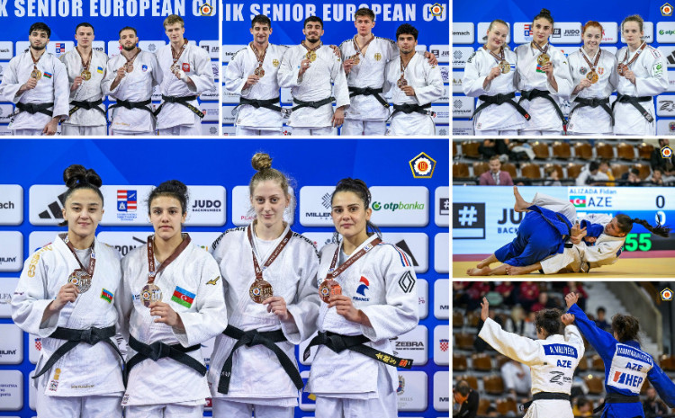 Cüdoçularımızdan Xorvatiyada 6 medal 