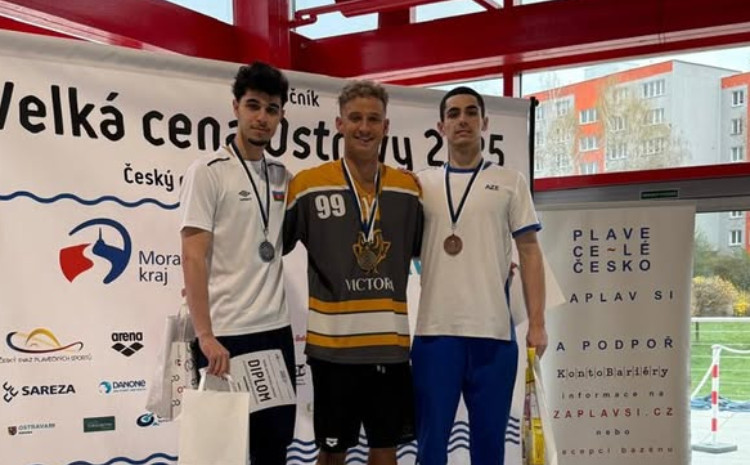Ostravada “butterfly” növündə iki medal 