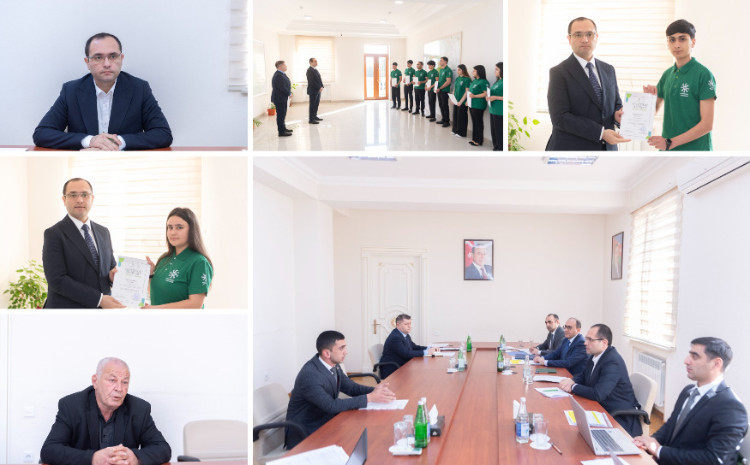 Nazir Məcnun Məmmədov Tovuzda vətəndaşları qəbul edib, fermerlərlə görüşüb 