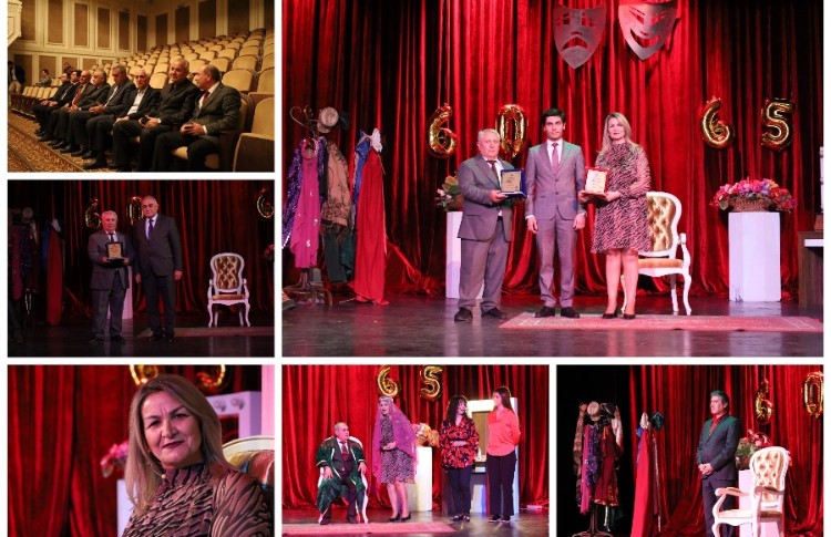 Naxçıvan Dövlət Milli Dram Teatrında Əməkdar Artistlərin Yubileyləri Təntənəli Qeyd Olundu 