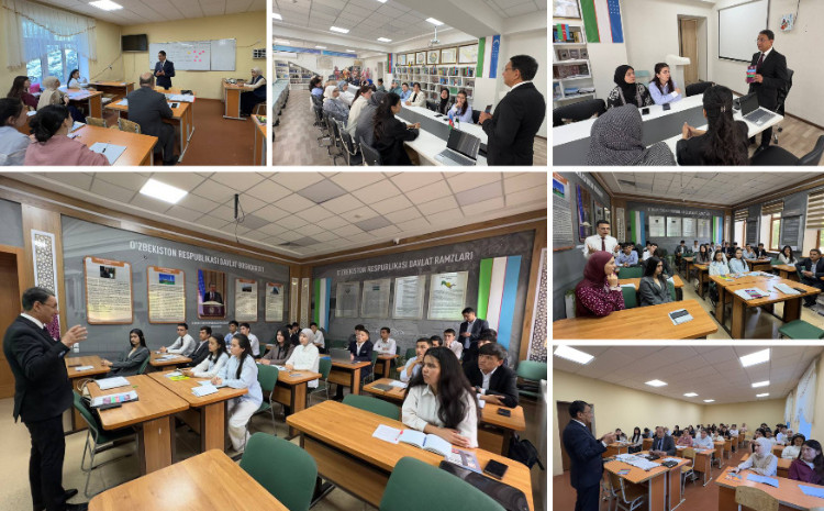 Özbəkistan universitetlərində “Konstitusiya və Suverenlik” mövzusunda mühazirələr oxunub 