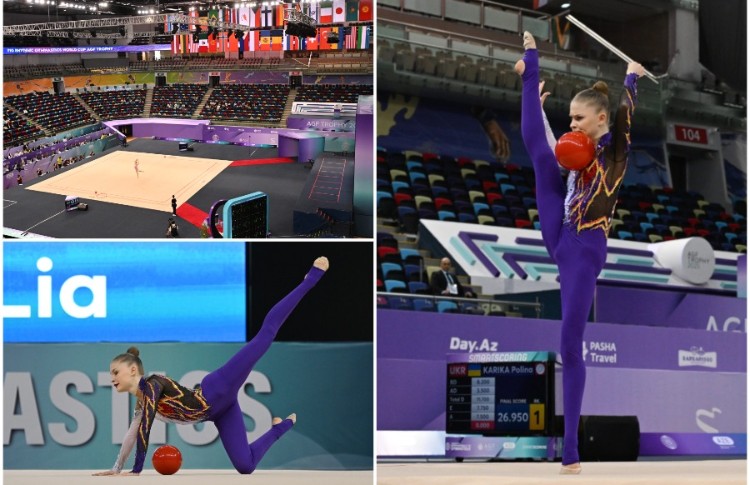 Bakıda bədii gimnastika üzrə Dünya Kuboku start götürdü 