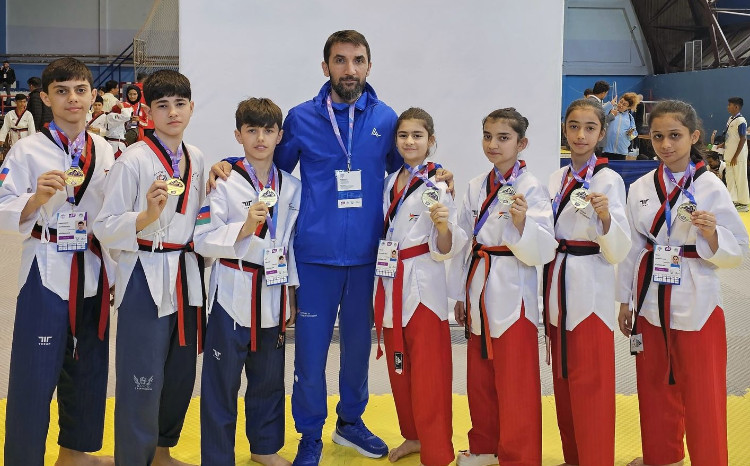 Taekvondoçularımız Serbiyada keçirilən Gimnaziadada 3 qızıl medal qazandılar 