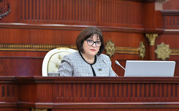 Milli Məclisin sədri Sahibə Qafarovanın parlamentin 2025-ci il 22 aprel tarixli plenar iclasında çıxışı 