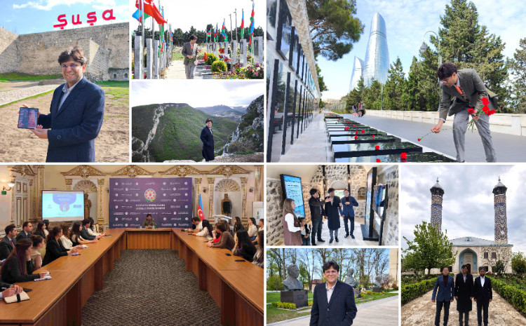 Pakistanlı jurnalist Azərbaycanda səfərdədir 