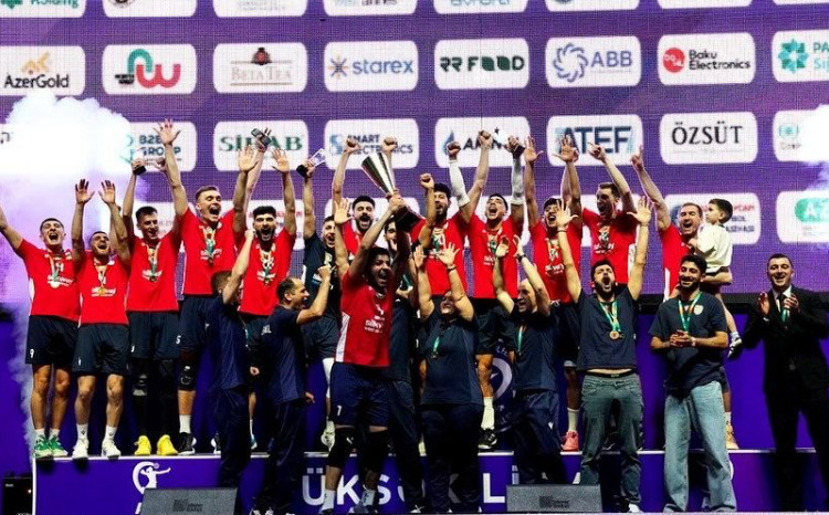 Kişi voleybolçuların Yüksək Liqasına yekun vurulub 