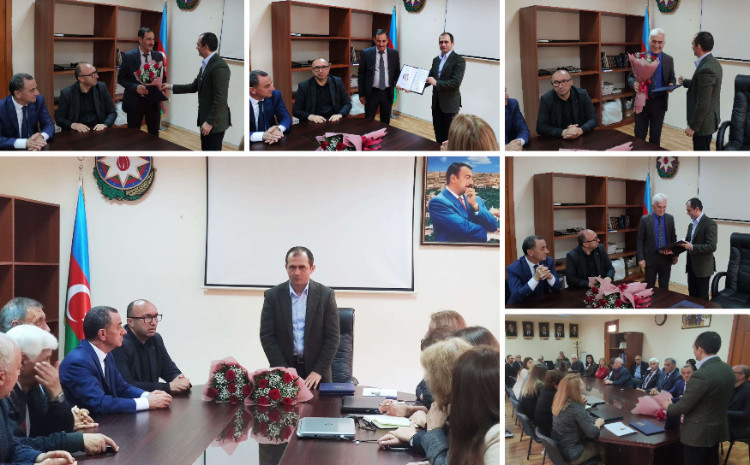 Coğrafiya institutunda əməkdaşların yubileyi qeyd edilib 