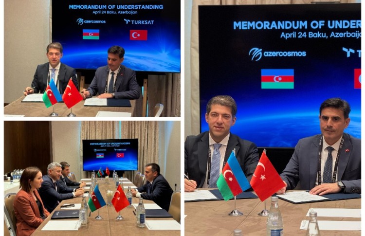 Azərkosmos və Türksat arasında Anlaşma Memorandumu imzalanıb 