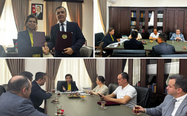 ADPU ilə Xarəzm Vilayəti Pedaqoji Ustalıq Mərkəzi arasında əməkdaşlıq müqaviləsi imzalanıb 
