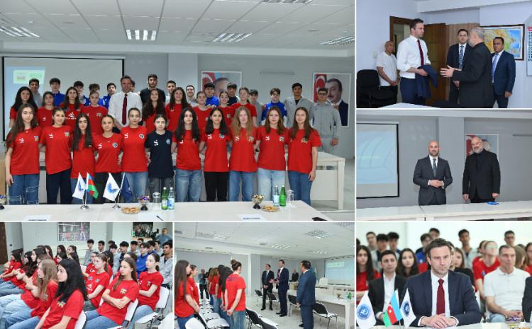 CEV rəhbəri və AVF nümayəndələri gənc voleybolçularla bir araya gəldi 