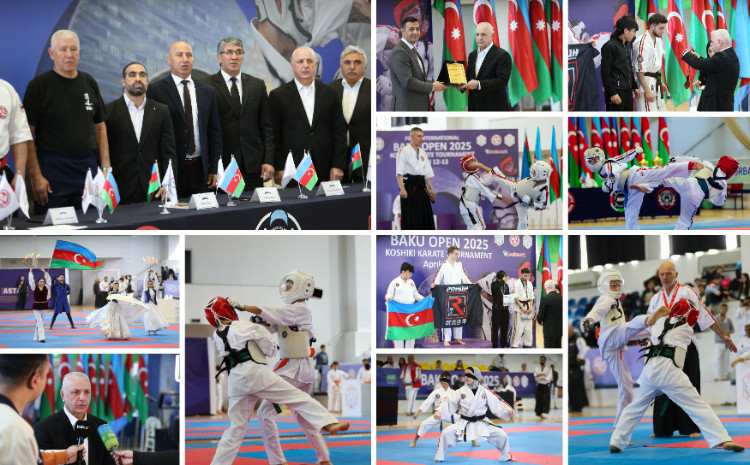 Bakıda koşiki karate üzrə “Baku Open” beynəlxalq turniri başa çatıb 