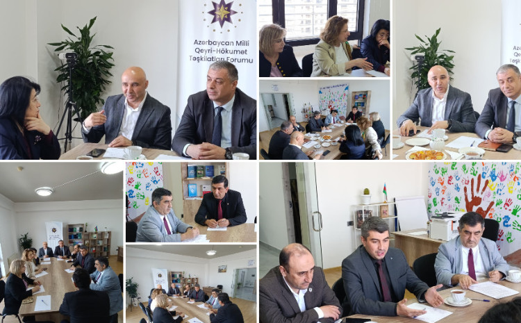 Azərbaycan Milli QHT Forumu ictimai şuralarla görüşləri davam etdirir 