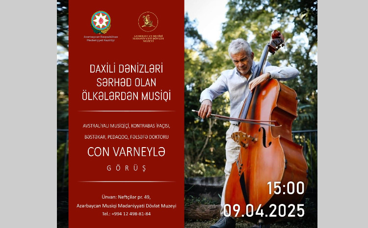 Bakıda avstraliyalı musiqiçi Con Varneylə musiqili görüş təşkil olunacaq 