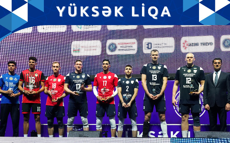 Kişi voleybolçuların Yüksək Liqasının ən yaxşı oyunçuları və Rəmzi komandası bəlli olub 