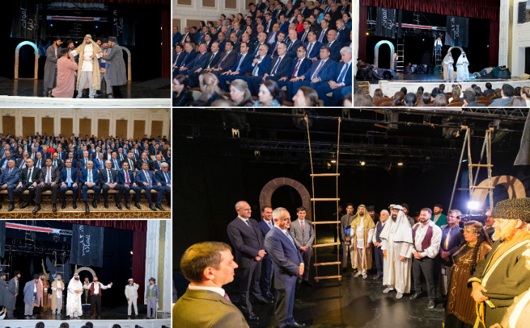 Naxçıvan teatrında “Ölülər” tamaşası təqdim edilib 