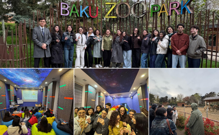 В Бакинском зоопарке проведена лекция для студентов БГУ 