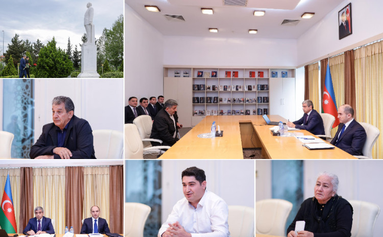 Nazir Anar Əliyev Ağstafada vətəndaşları qəbul edib 