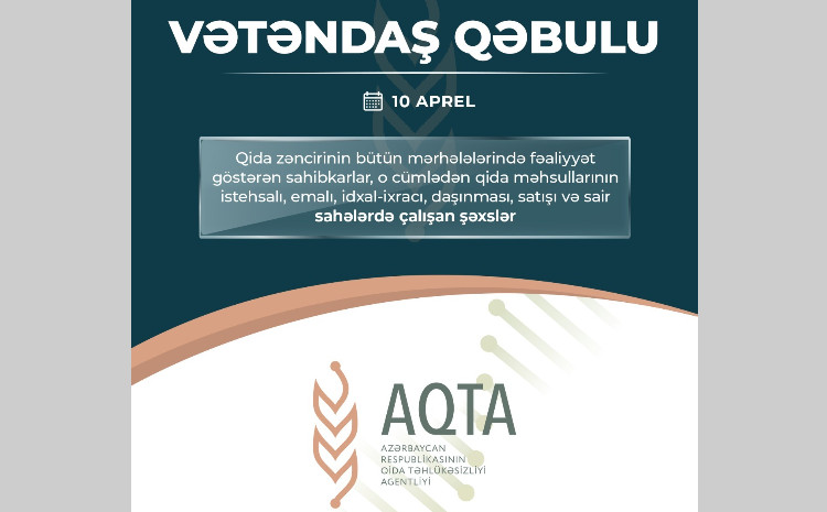 Qoşqar Təhməzli qida sahəsində fəaliyyət göstərən sahibkarları qəbul edəcək 