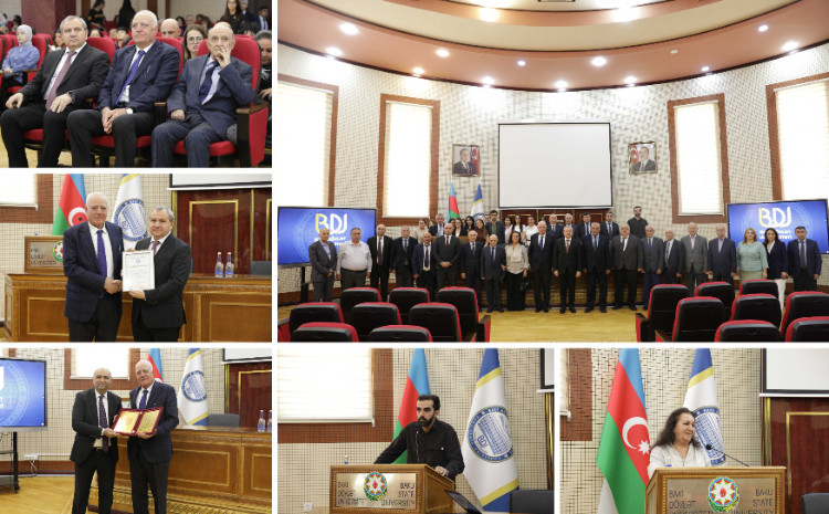 В БГУ отметили юбилей члена-корреспондента НАНА Намика Джалилова 