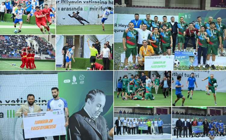 Heydər Əliyevin xatirəsinə həsr olunmuş III Minifutbol Turnirinə yekun vuruldu 