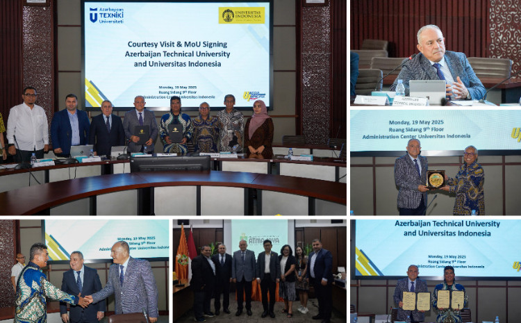 Rector of AzTU and Delegation Visit Leading Universities in Indonesia 