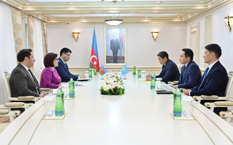 Посол Казахстана встретился с Председателем Милли Меджлиса Азербайджана 