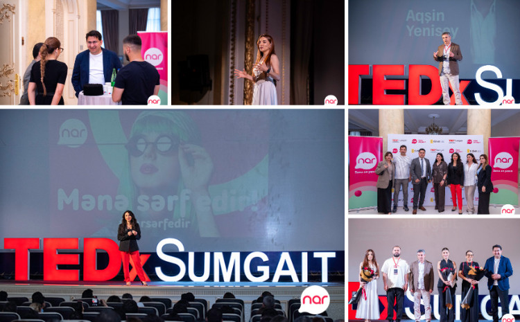 Мероприятие «TEDx Sumgait» успешно завершилось при генеральном партнёрстве «Nar» 