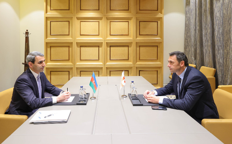 Председатель АЖД обсудил с грузинским коллегой эффективную организацию грузоперевозок по БТК 